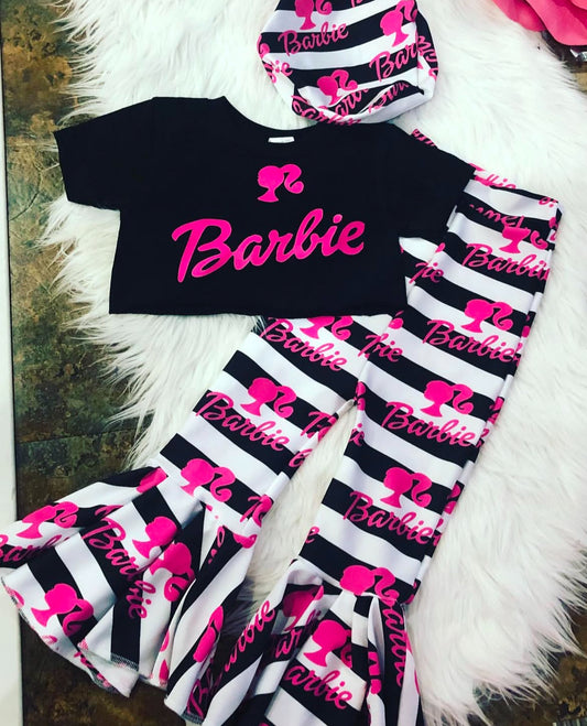 B/W Barbie Set